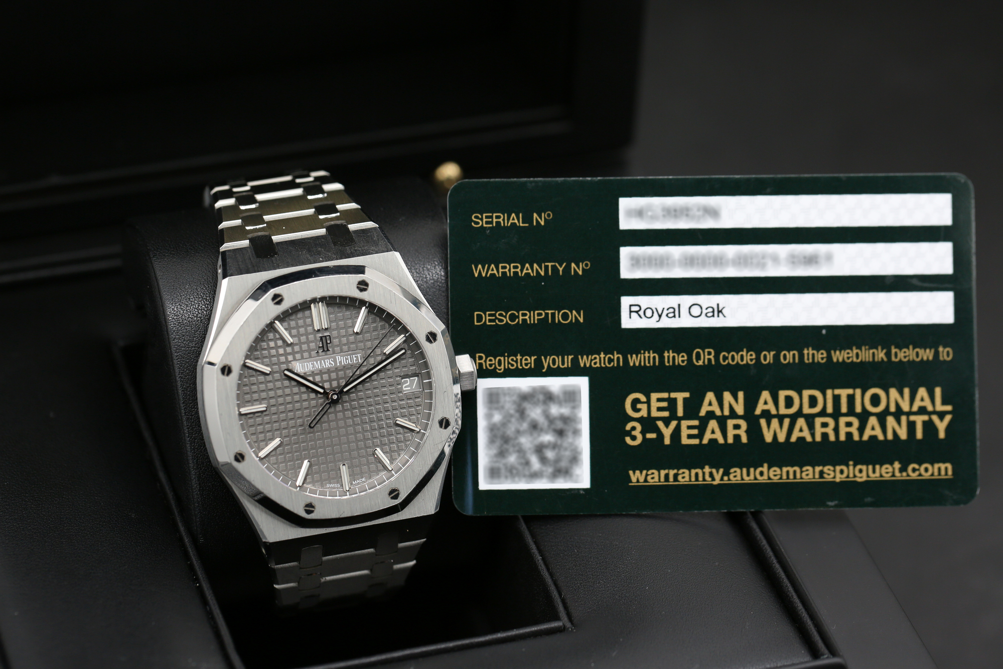 Audemars Piguet 15500ST.OO.1220ST.02 Grey ROYAL OAK 41mm 2020 — view 5