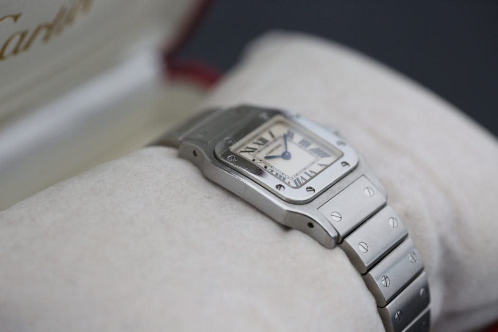 Cartier W20056D6 White SANTOS GALBEE 24mm