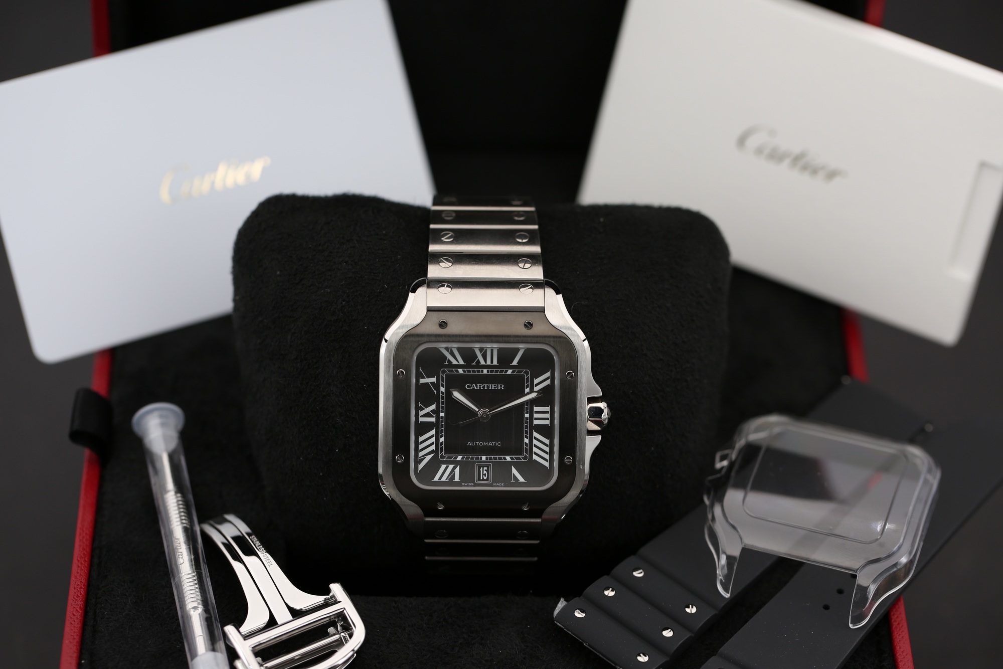 Cartier WSSA0037 Black SANTOS 39.8mm 2026 — view 5