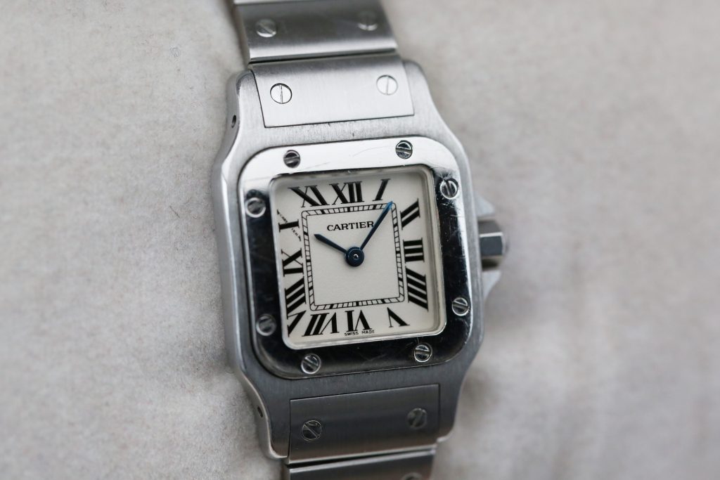 Cartier W20056D6 White SANTOS GALBEE 24mm