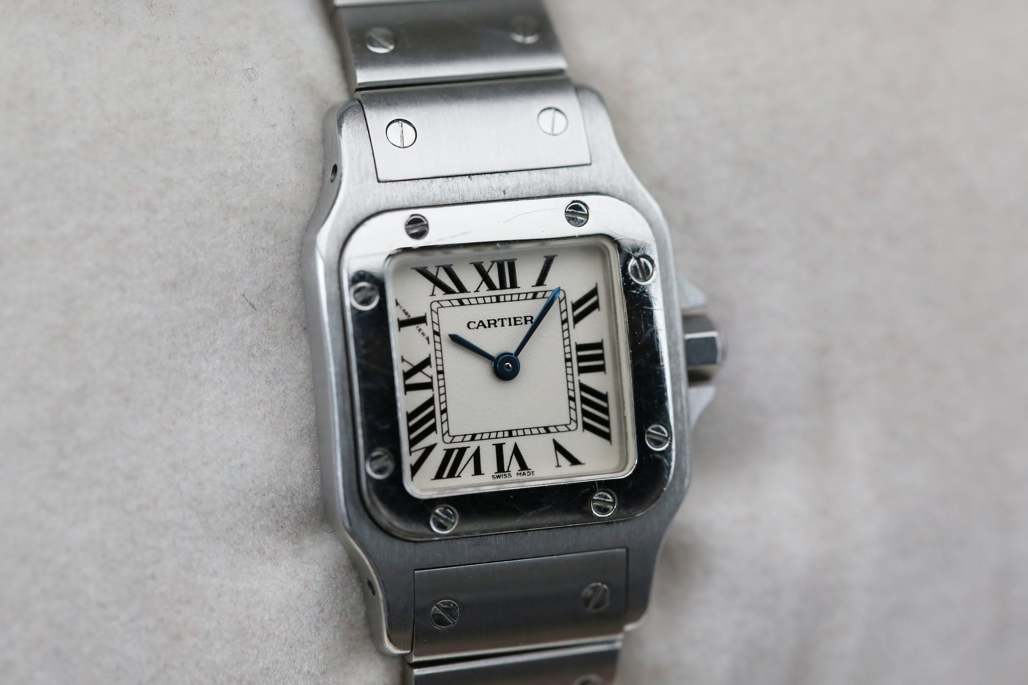 Cartier W20056D6 White SANTOS GALBEE 24mm — view 2
