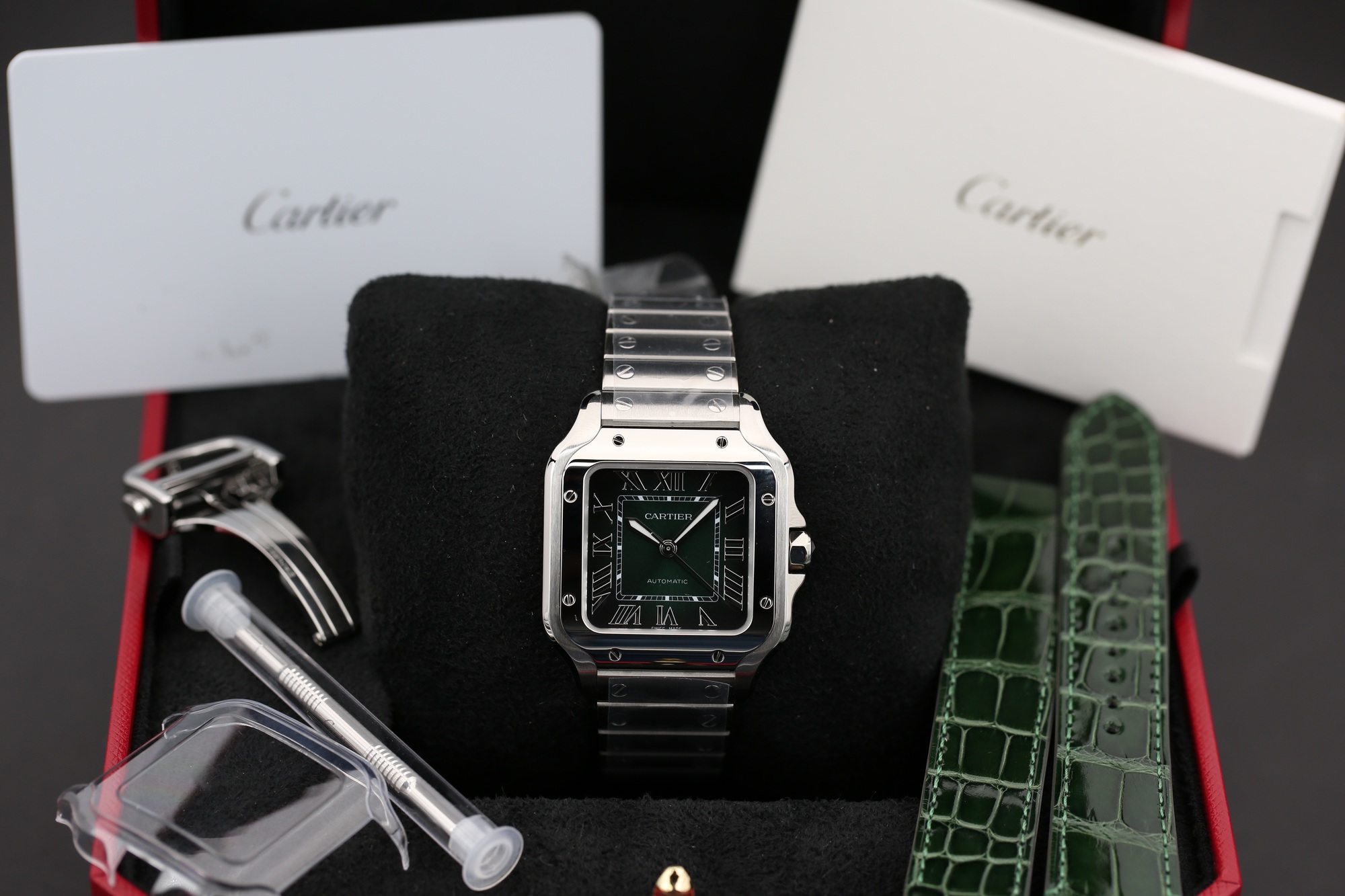 Cartier WSSA0061 Green SANTOS 35mm 2026 — view 5