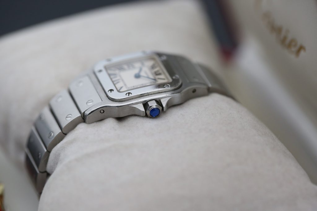 Cartier W20056D6 White SANTOS GALBEE 24mm