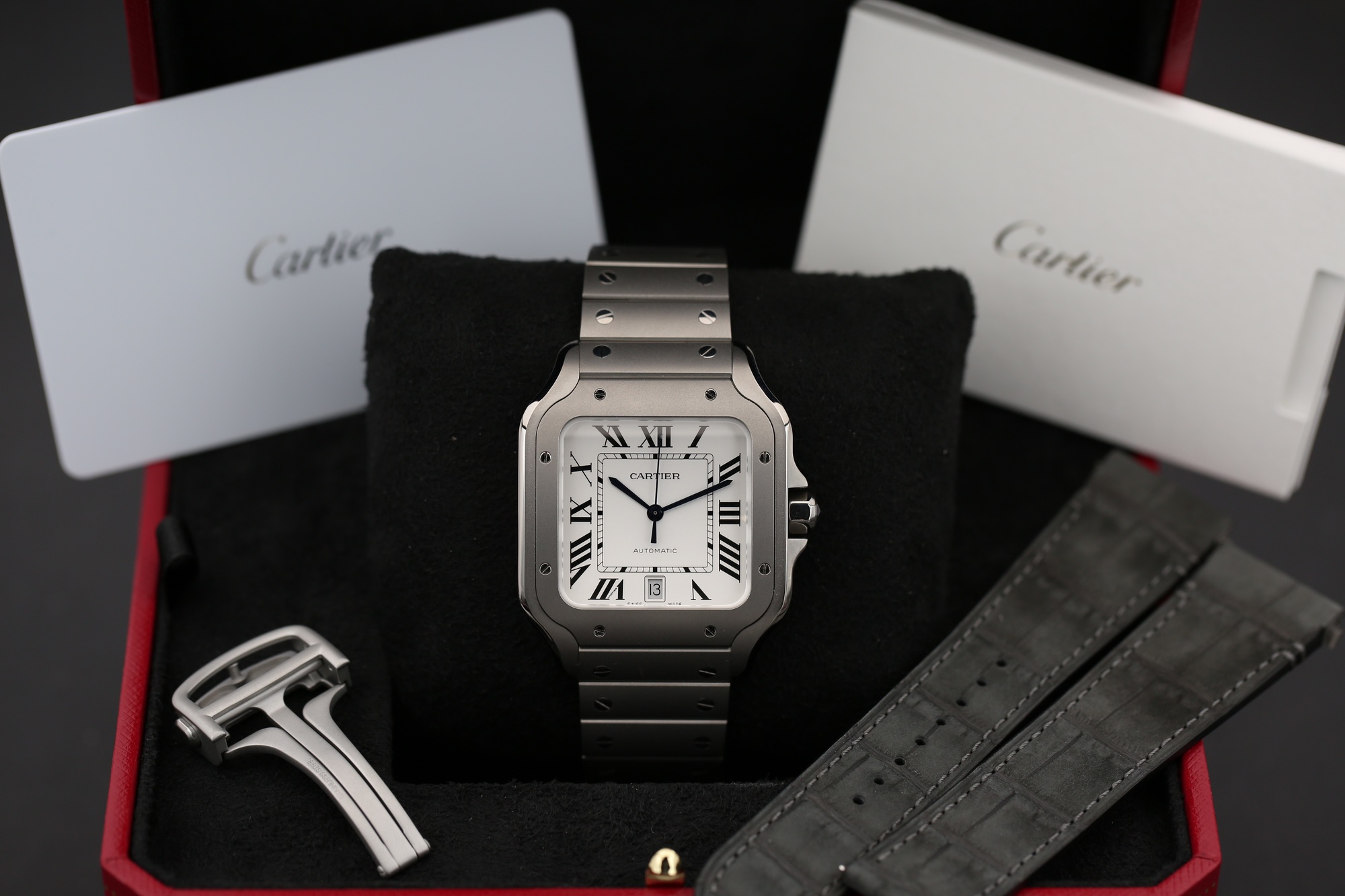 Cartier WSSA0089 White DE SANTOS 39.8mm 2026 — view 5