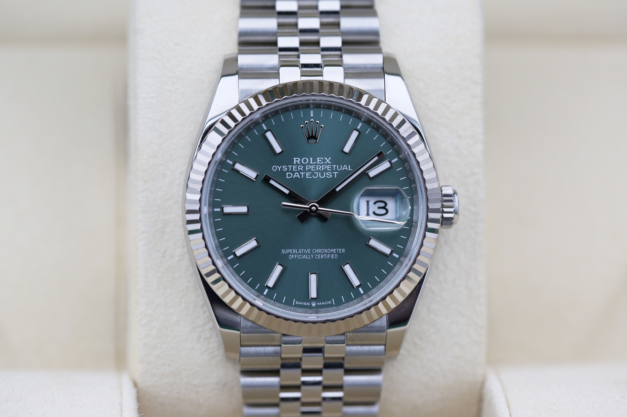 Rolex 126234 Mint Green DATEJUST 36mm 2024