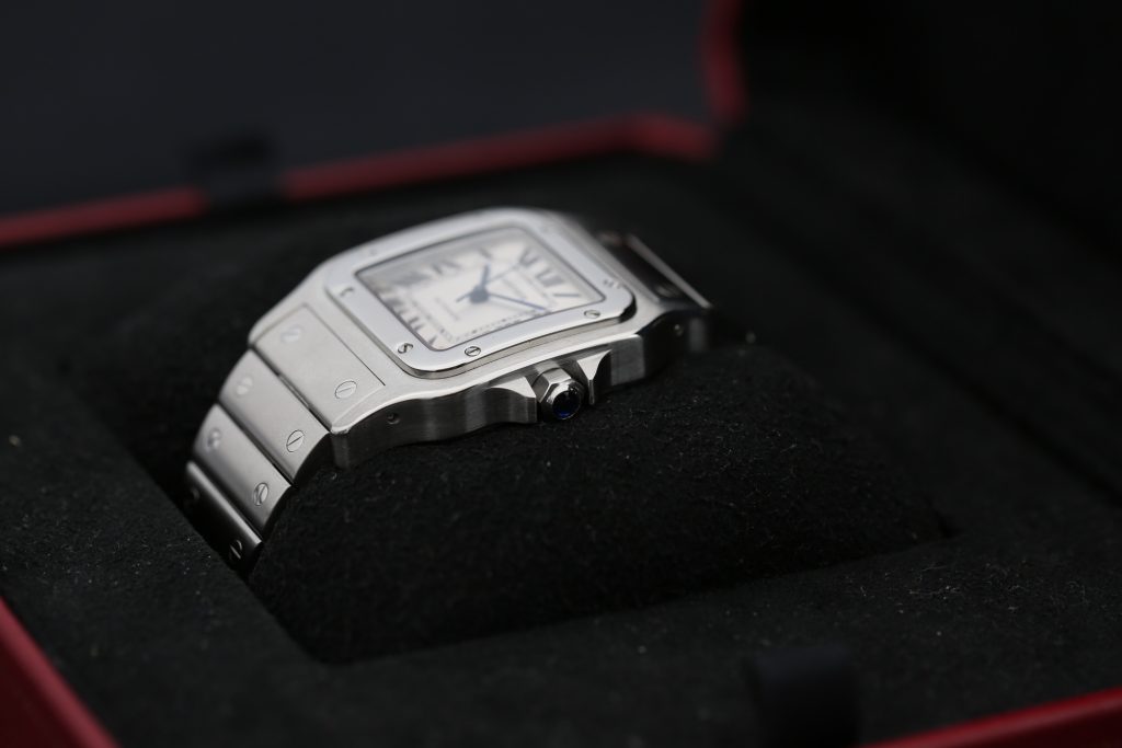 Cartier 2823 White Roman SANTOS GALBÉE 32mm