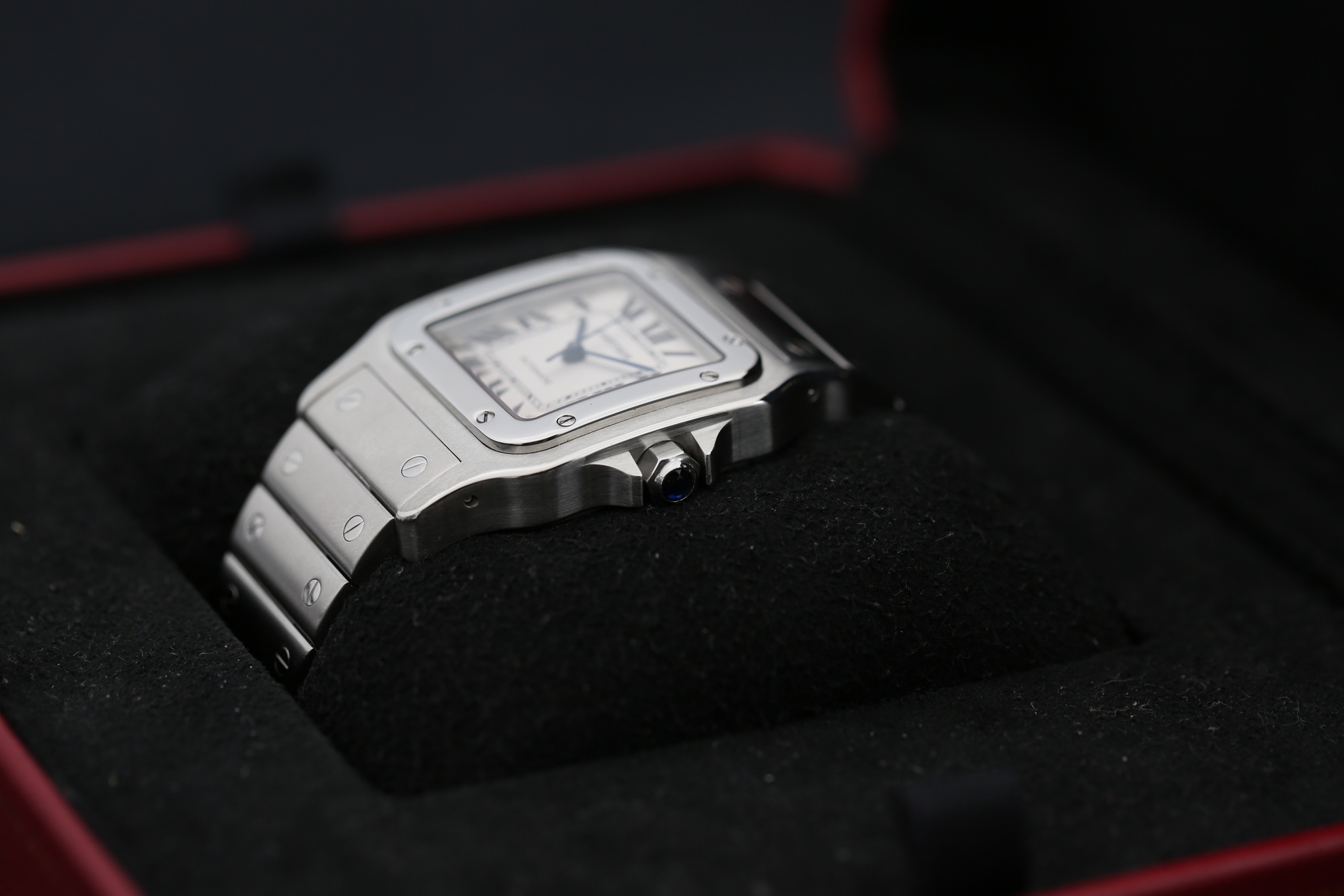 Cartier 2823 White Roman SANTOS GALBÉE 32mm — view 5