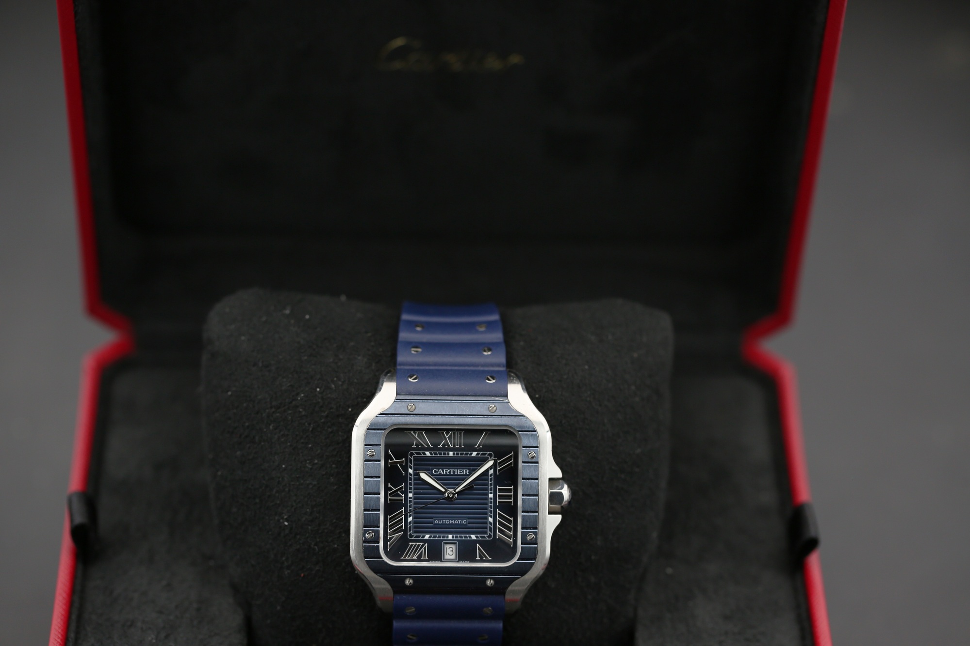 Cartier WSSA0048 Blue CARTIER SANTOS 39.8mm 2022 — view 4