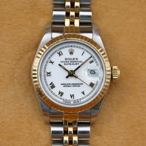 Rolex 69173 White Roman DATEJUST 26mm 1988