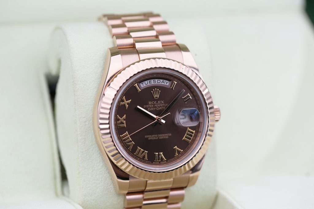 Rolex 218235 Chocolate DAY-DATE II 41mm 2011