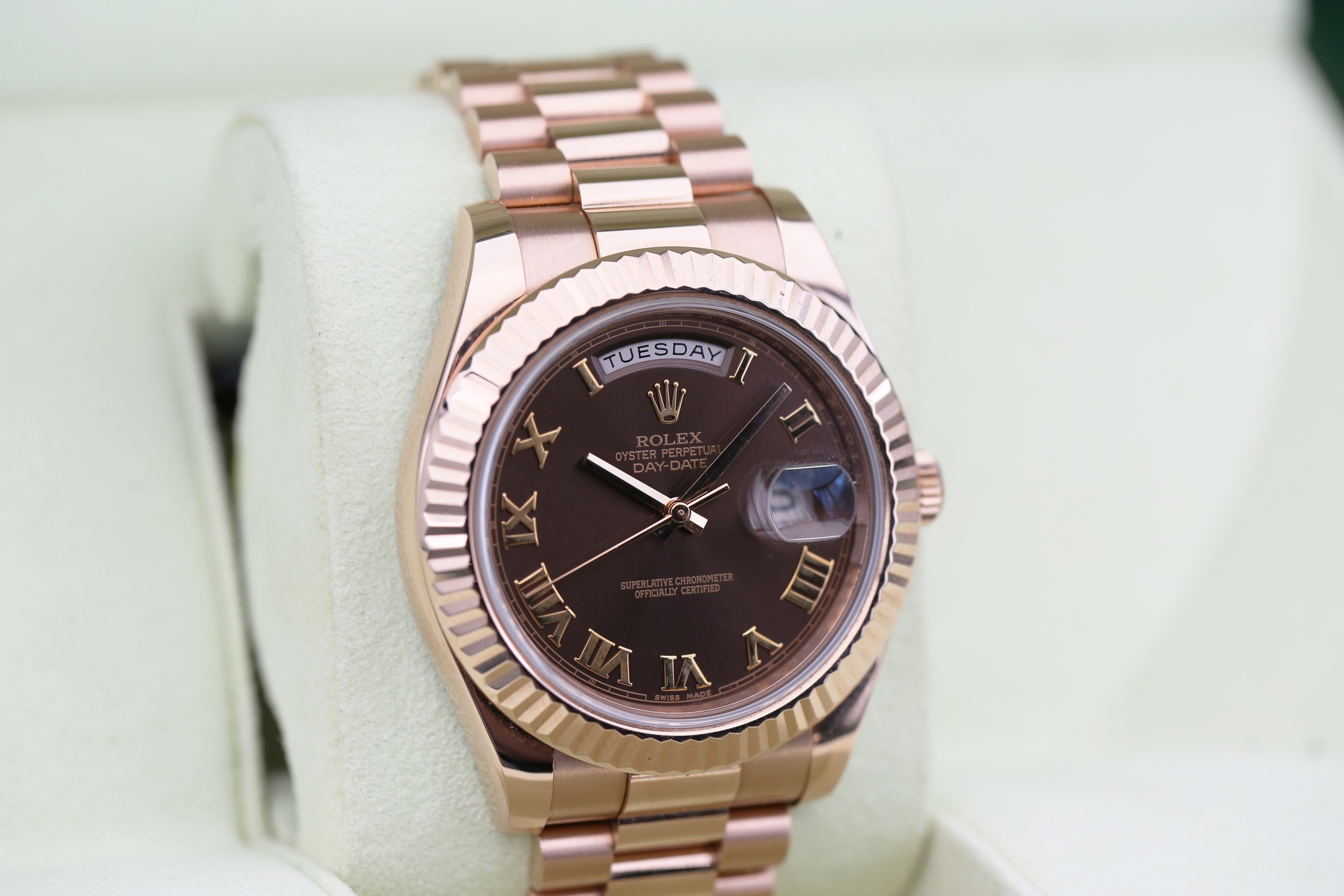 Rolex 218235 Chocolate DAY-DATE II 41mm 2011 — view 2