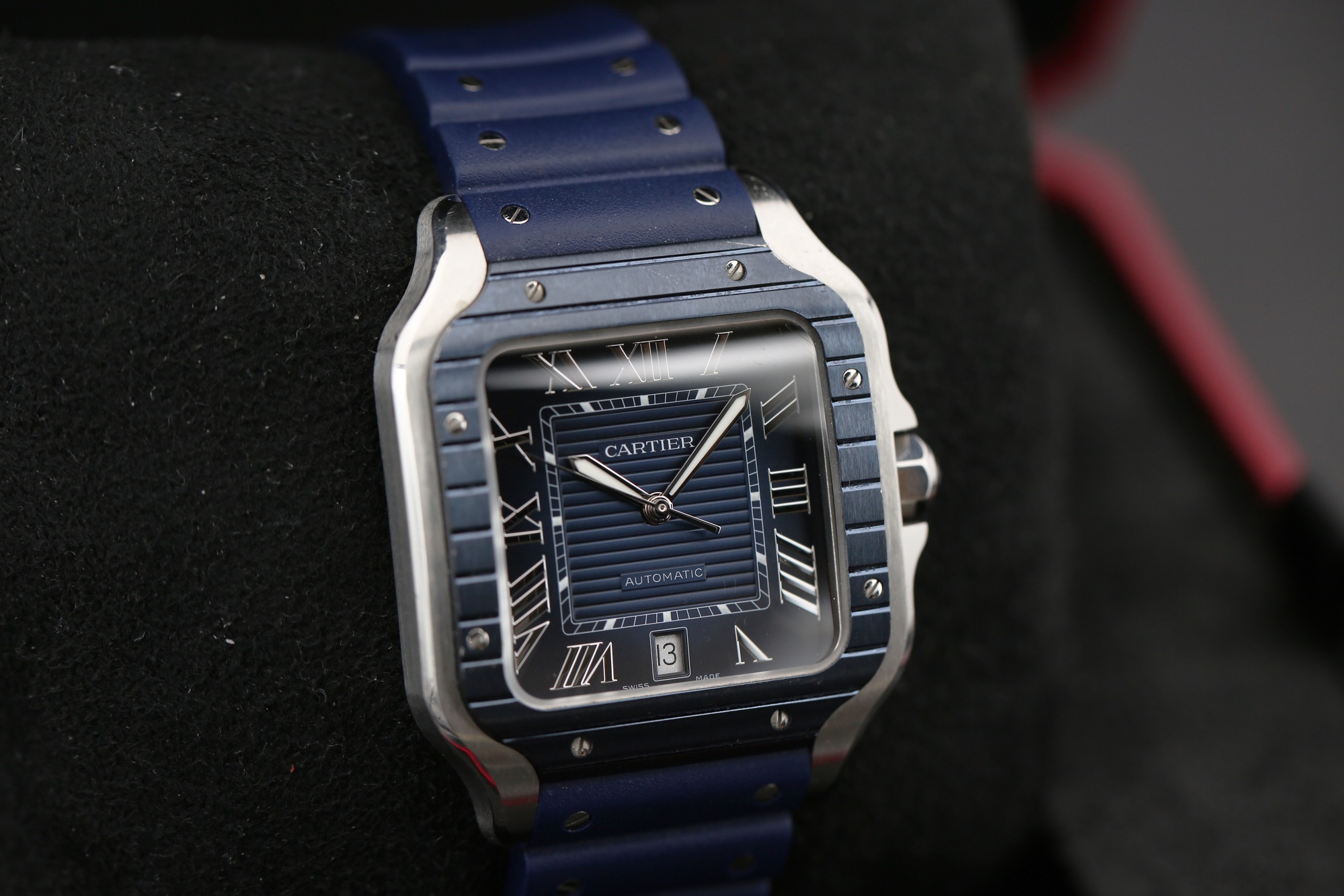 Cartier WSSA0048 Blue CARTIER SANTOS 39.8mm 2022 — view 2