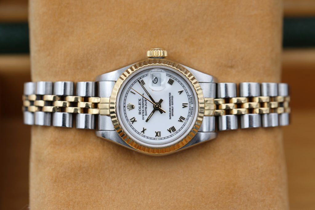Rolex 69173 White Roman DATEJUST 26mm 1988