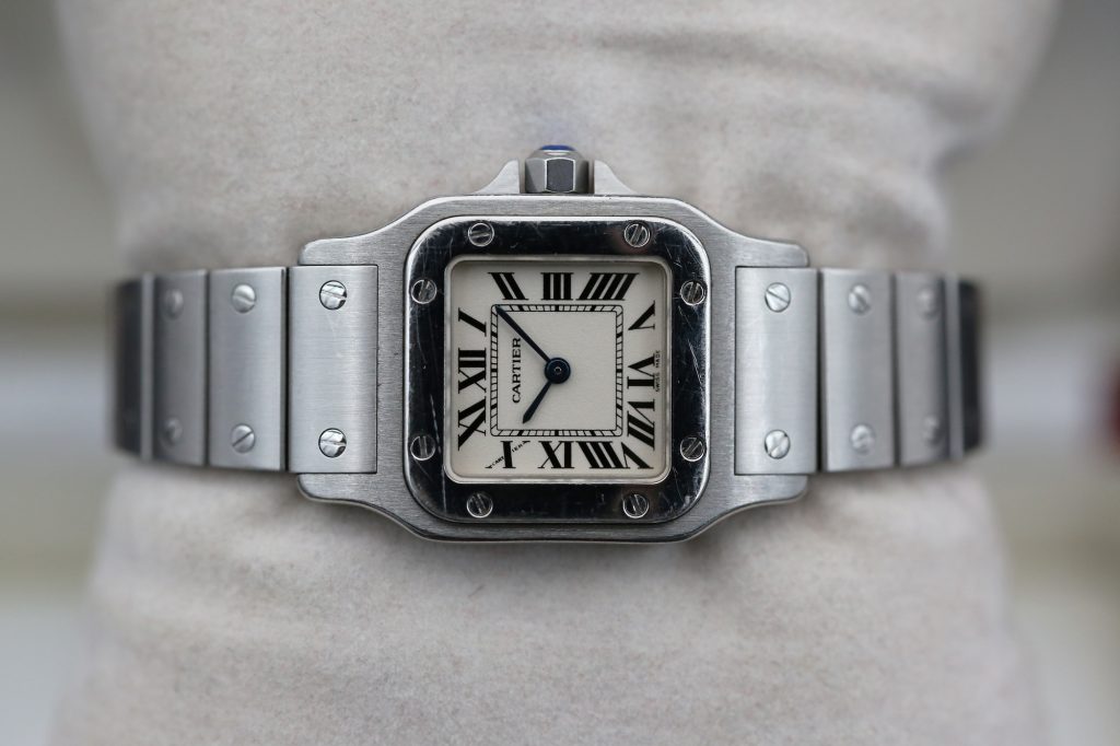 Cartier W20056D6 White SANTOS GALBEE 24mm