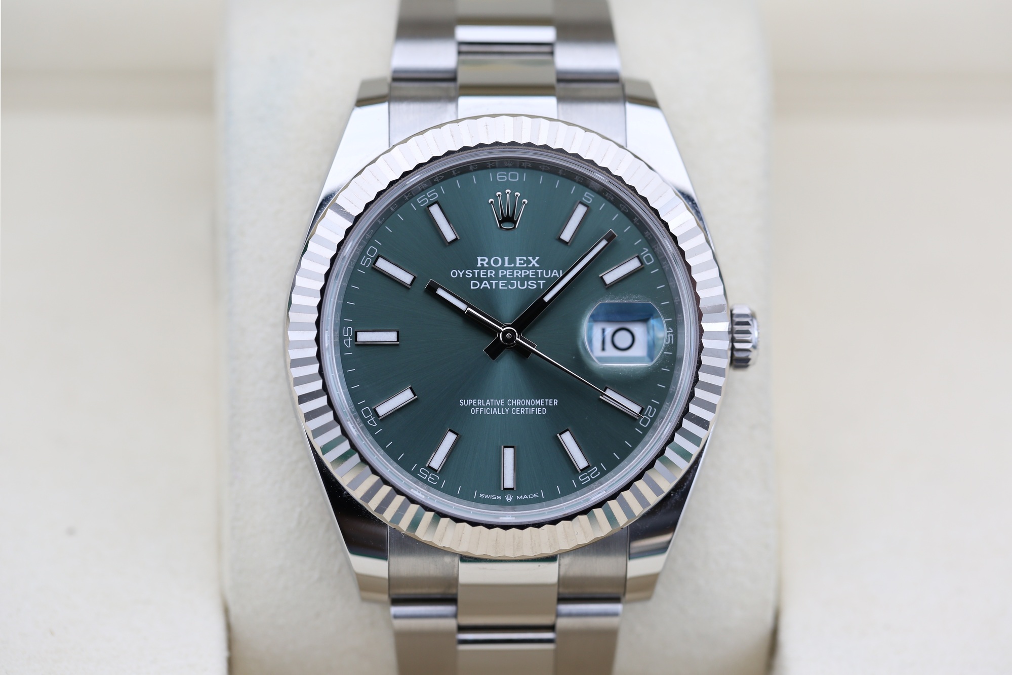 Rolex 126334 Mint Green DATEJUST 41mm 2026