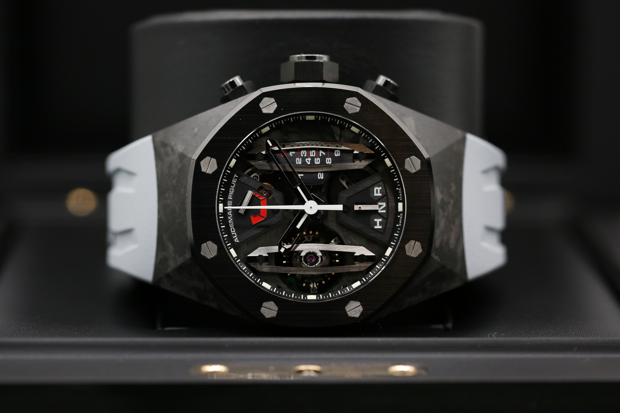 Audemars Piguet 26265FO.OO.D002CR.01 Skeleton ROYAL OAK CONCEPT TOURBILLON CARBON  44mm 2015 — view 3