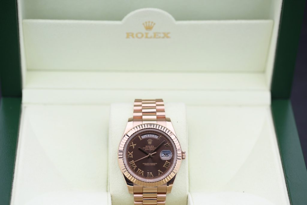 Rolex 218235 Chocolate DAY-DATE II 41mm 2011