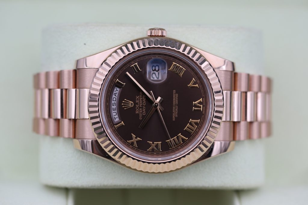 Rolex 218235 Chocolate DAY-DATE II 41mm 2011