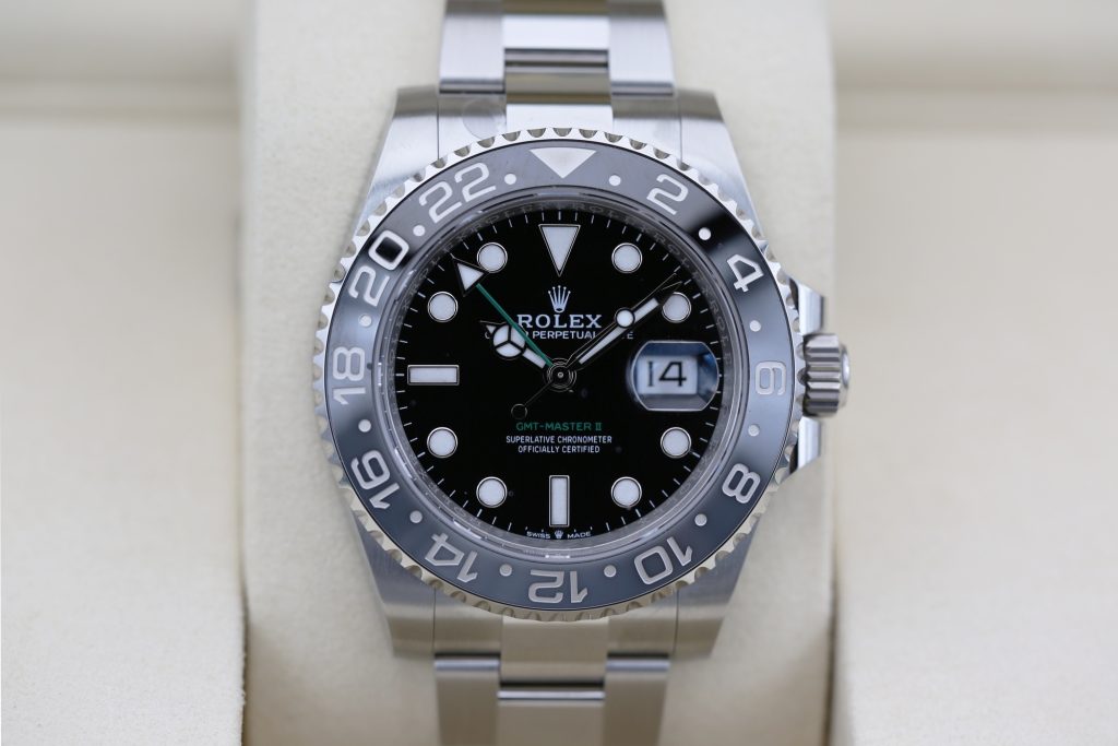 Rolex 126710GRNR Black GMT MASTER II 40mm 2026 BRUCE WAYNE