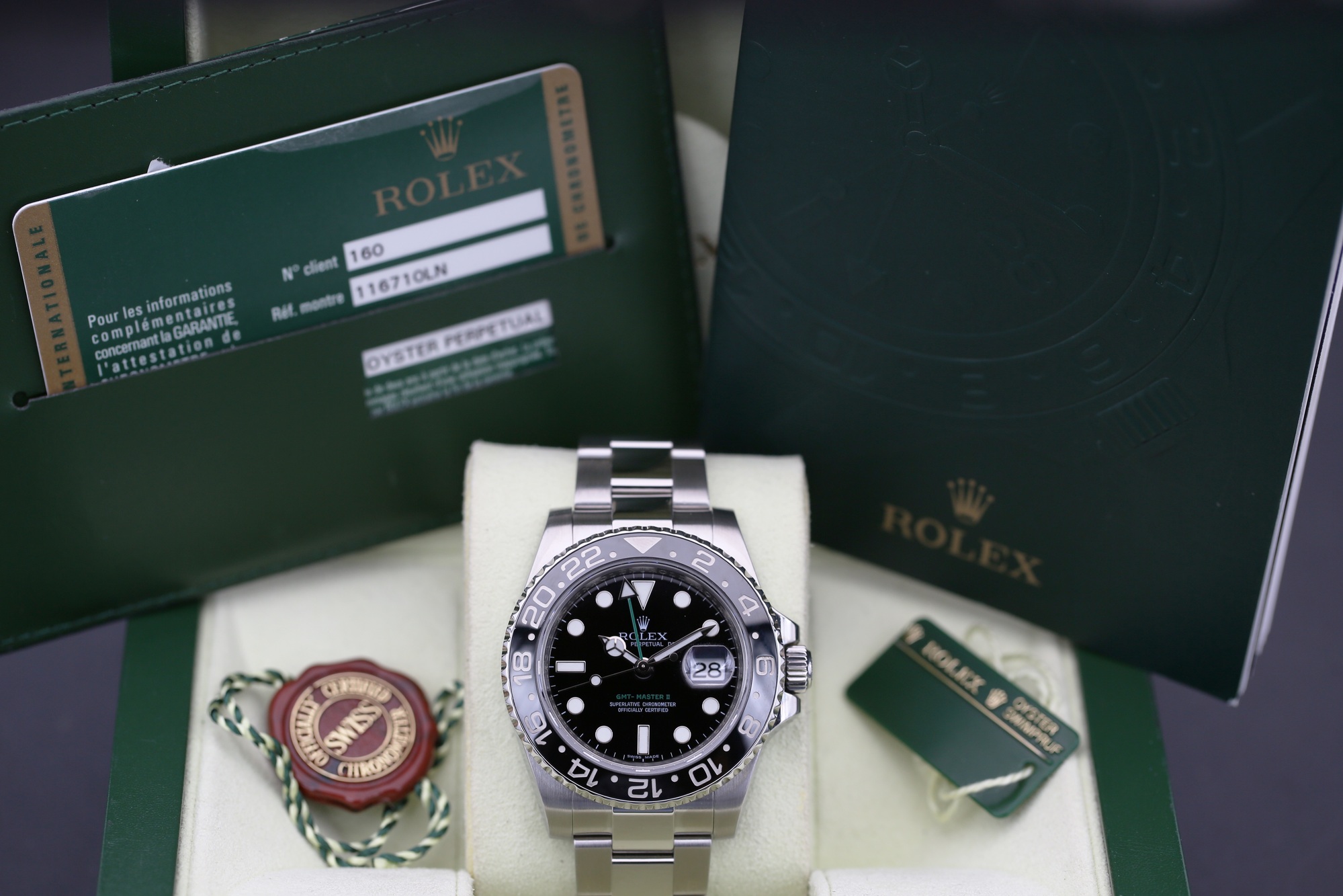 Rolex 116710LN Black GMT-MASTER II 40mm 2008 — view 4