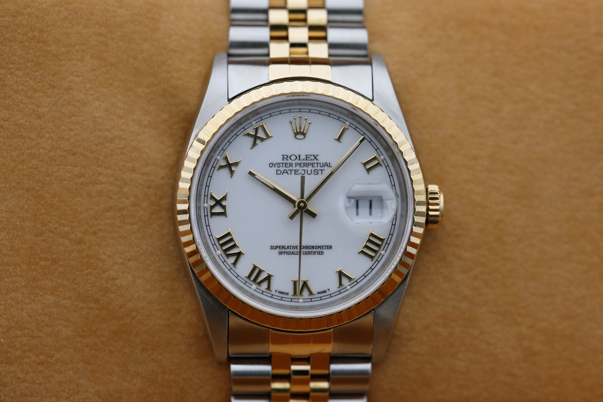 Rolex 16233 White Roman DATEJUST 36mm 1996