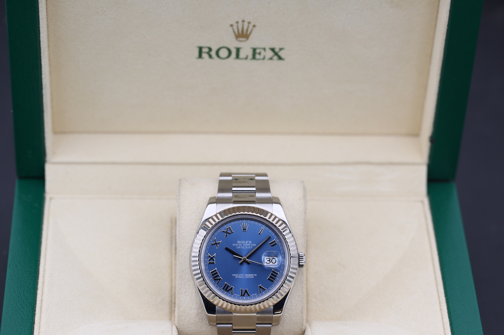 Rolex 116334 Azzurro Blue DATEJUST II 41mm 2014 — view 4