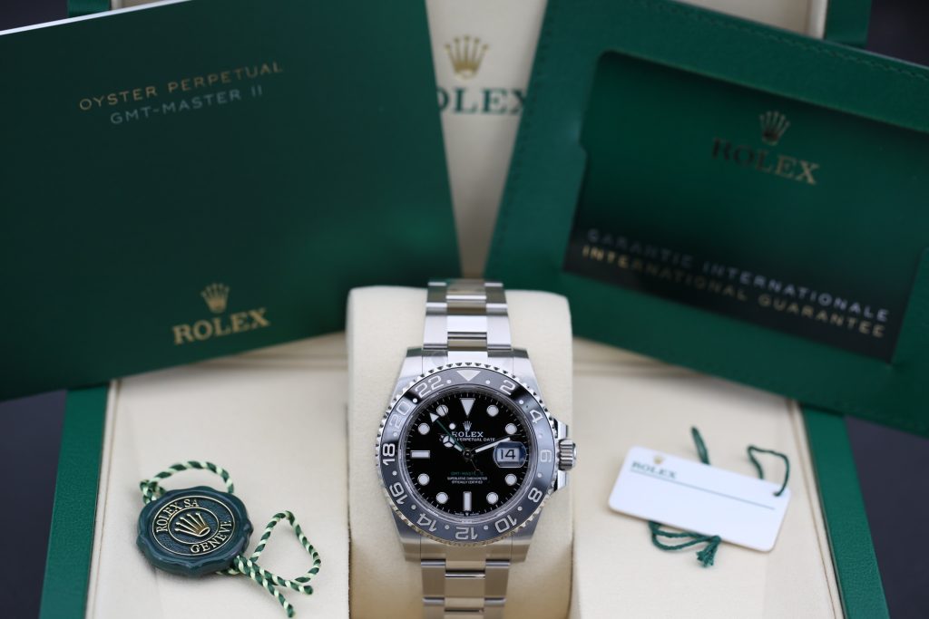 Rolex 126710GRNR Black GMT MASTER II 40mm 2026 BRUCE WAYNE