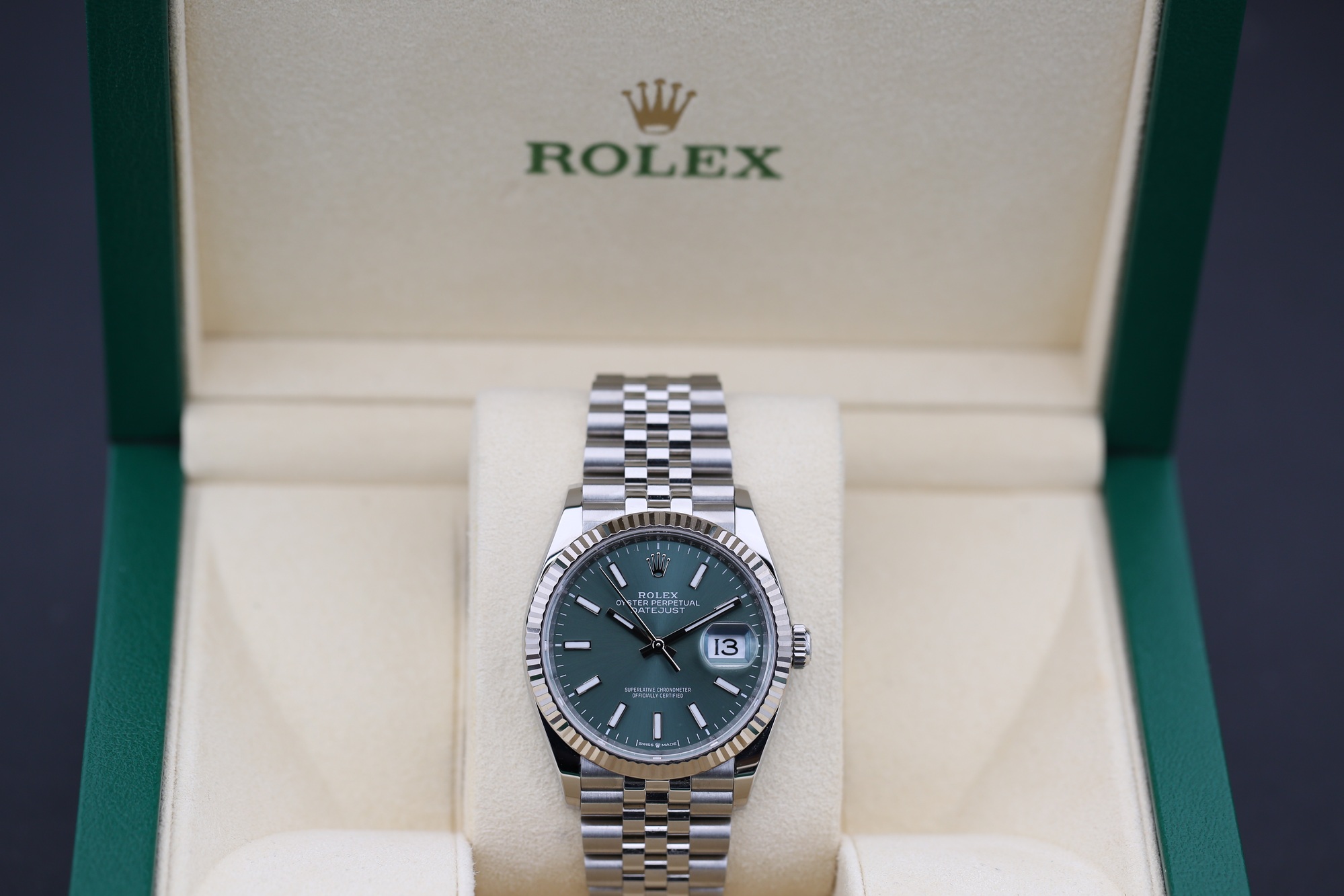 Rolex 126234 Mint Green DATEJUST 36mm 2024 — view 4