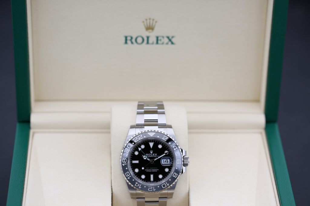 Rolex 126710GRNR Black GMT MASTER II 40mm 2026 BRUCE WAYNE
