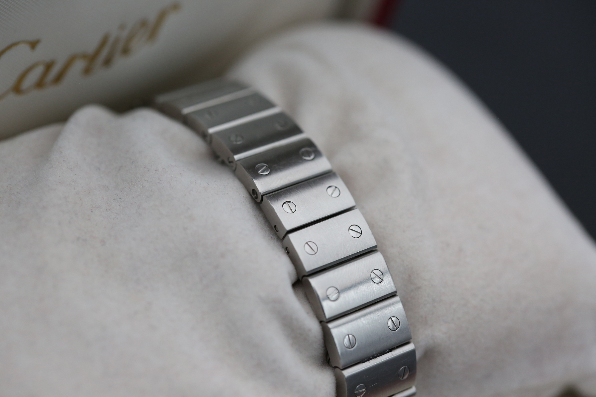 Cartier W20056D6 White SANTOS GALBEE 24mm — view 6