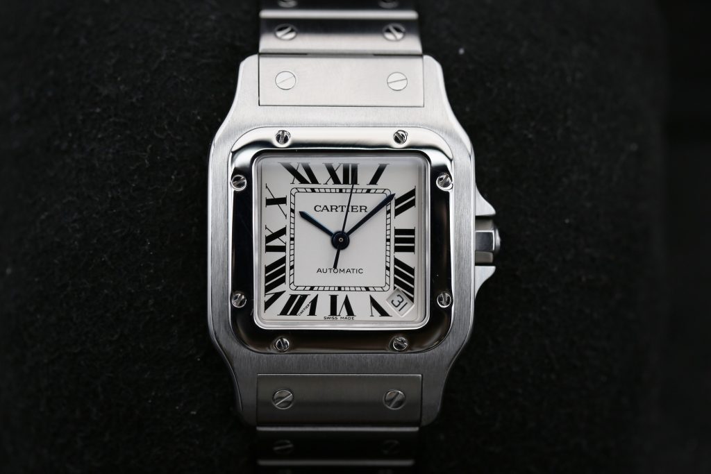 Cartier 2823 White Roman SANTOS GALBÉE 32mm