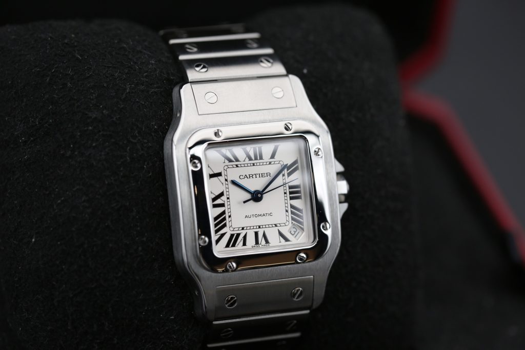 Cartier 2823 White Roman SANTOS GALBÉE 32mm