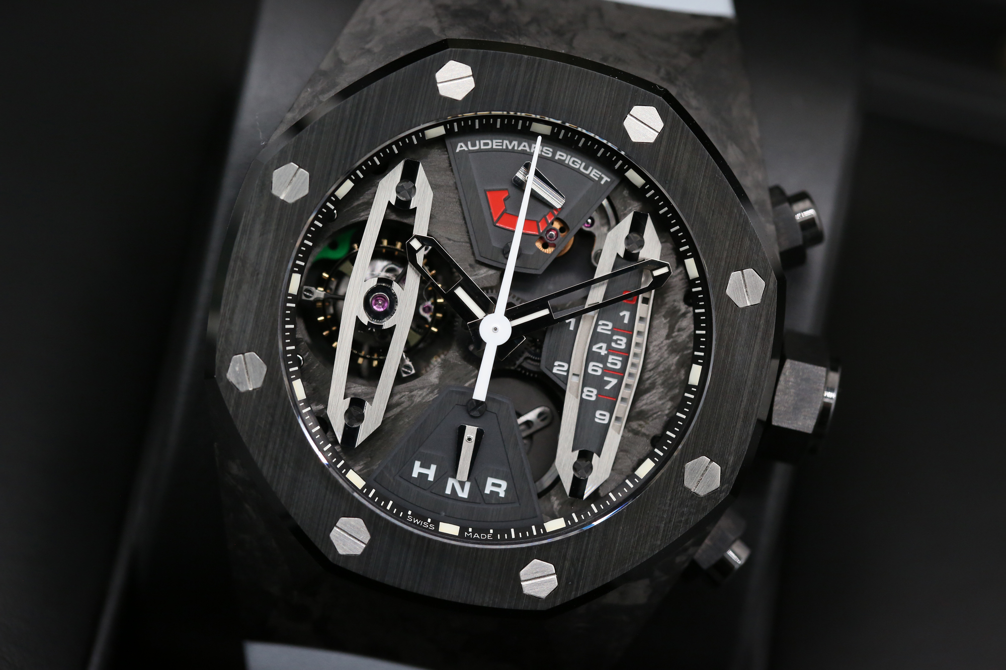 Audemars Piguet 26265FO.OO.D002CR.01 Skeleton ROYAL OAK CONCEPT TOURBILLON CARBON  44mm 2015 — view 5