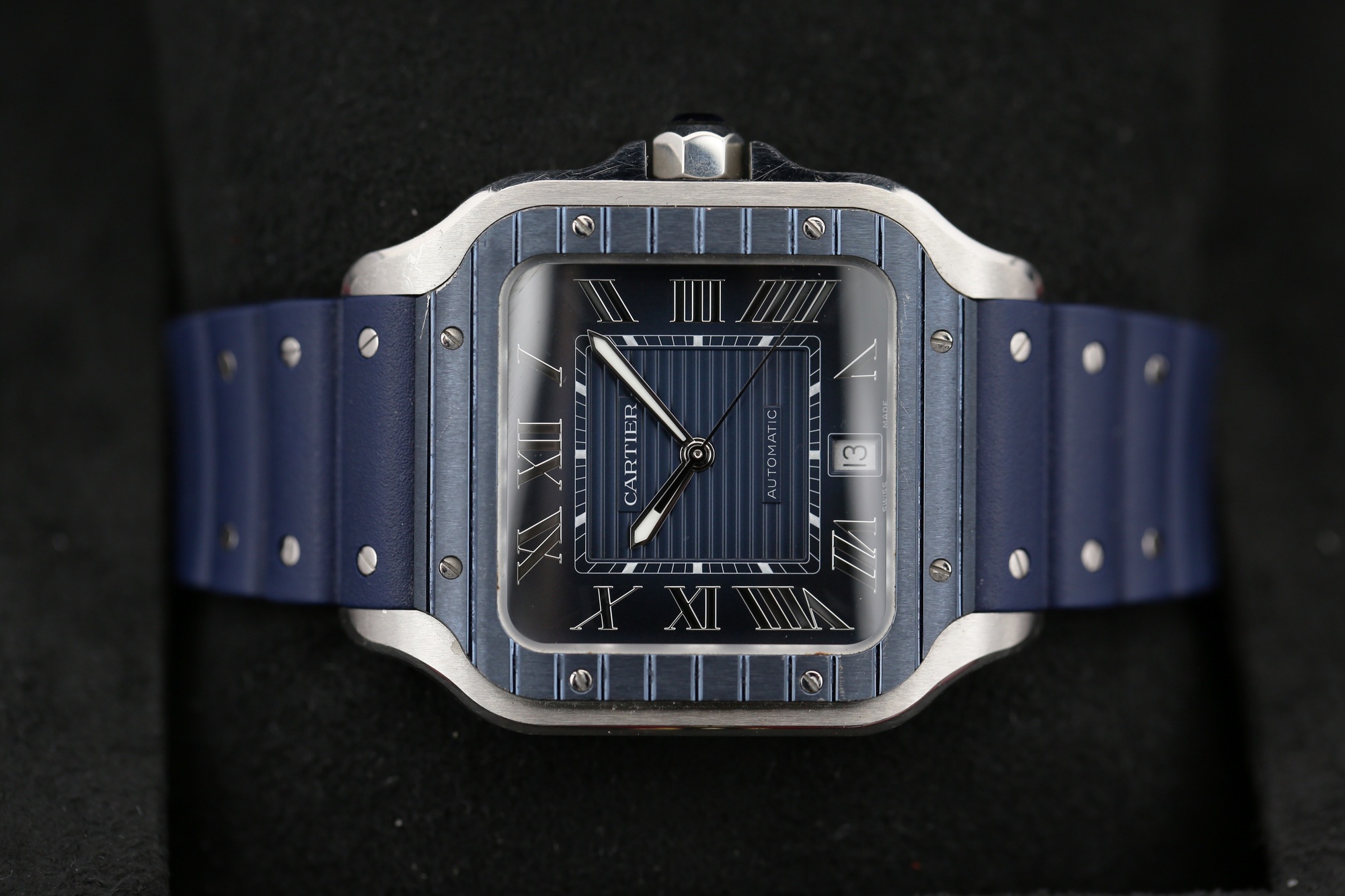 Cartier WSSA0048 Blue CARTIER SANTOS 39.8mm 2022 — view 3