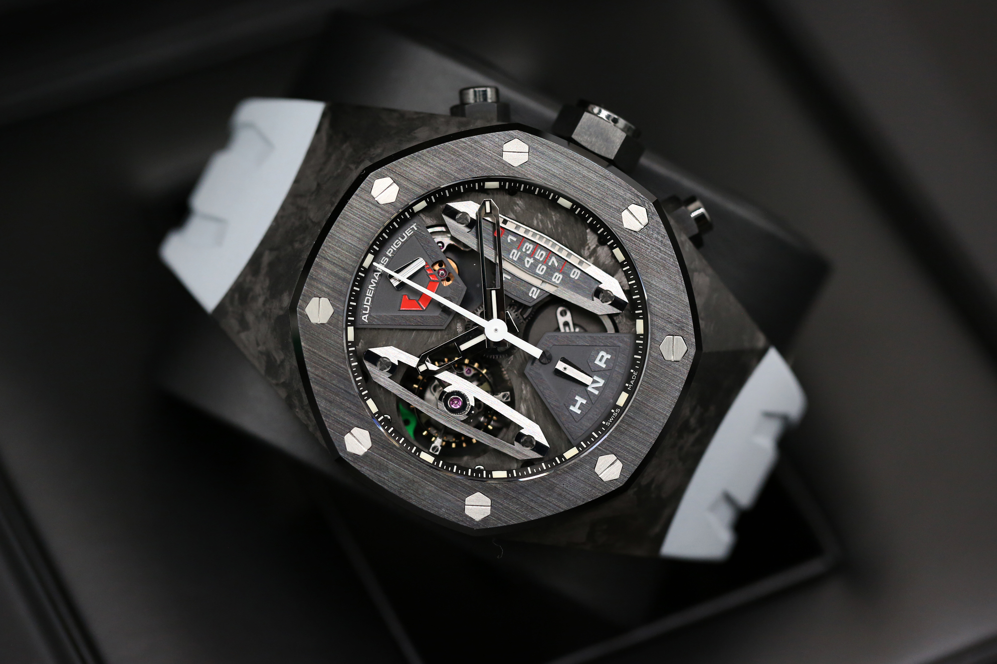 Audemars Piguet 26265FO.OO.D002CR.01 Skeleton ROYAL OAK CONCEPT TOURBILLON CARBON  44mm 2015 — view 4