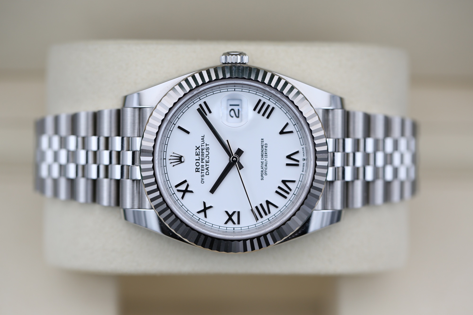 Rolex 126334 White Roman DATEJUST 41mm 2026 — view 3