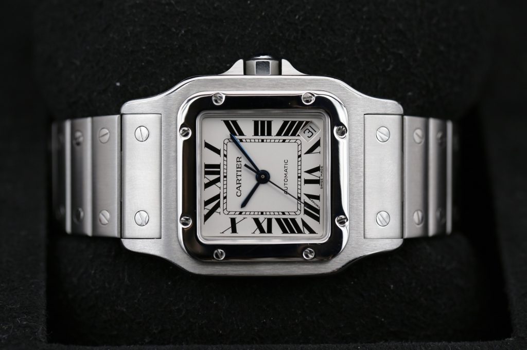 Cartier 2823 White Roman SANTOS GALBÉE 32mm