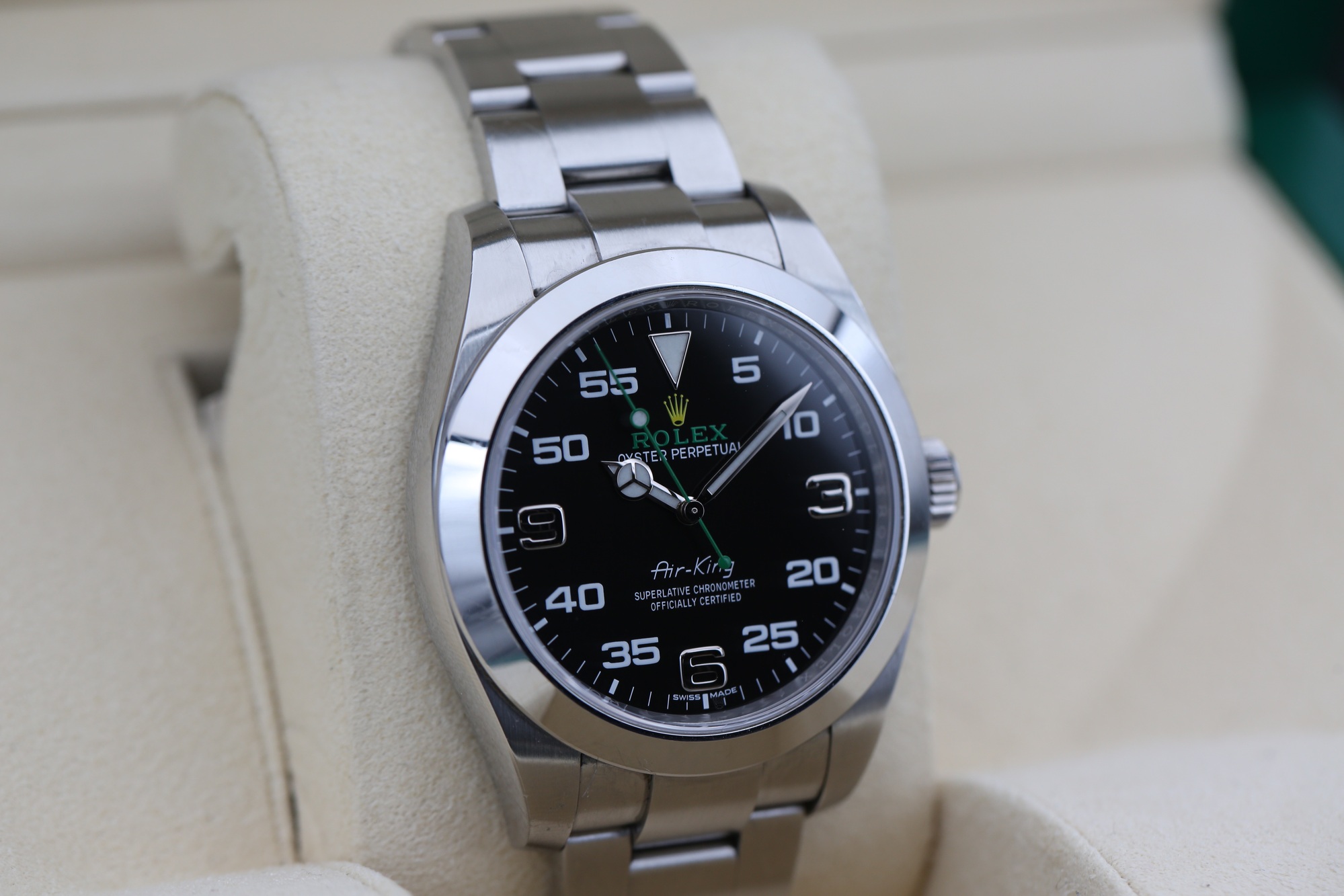 Rolex 116900 Black AIR-KING 40mm 2019 — view 2