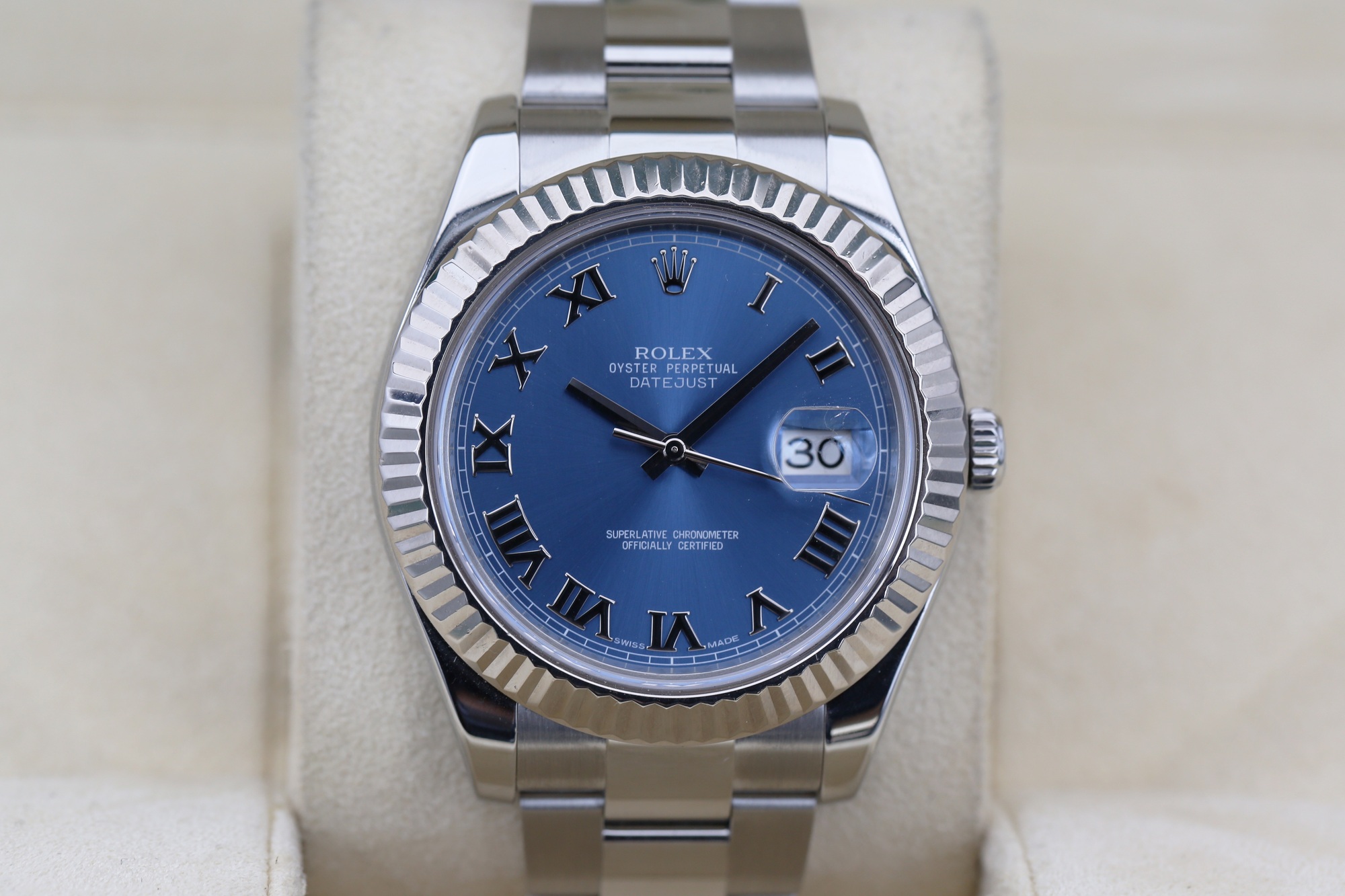 Rolex 116334 Azzurro Blue DATEJUST II 41mm 2014