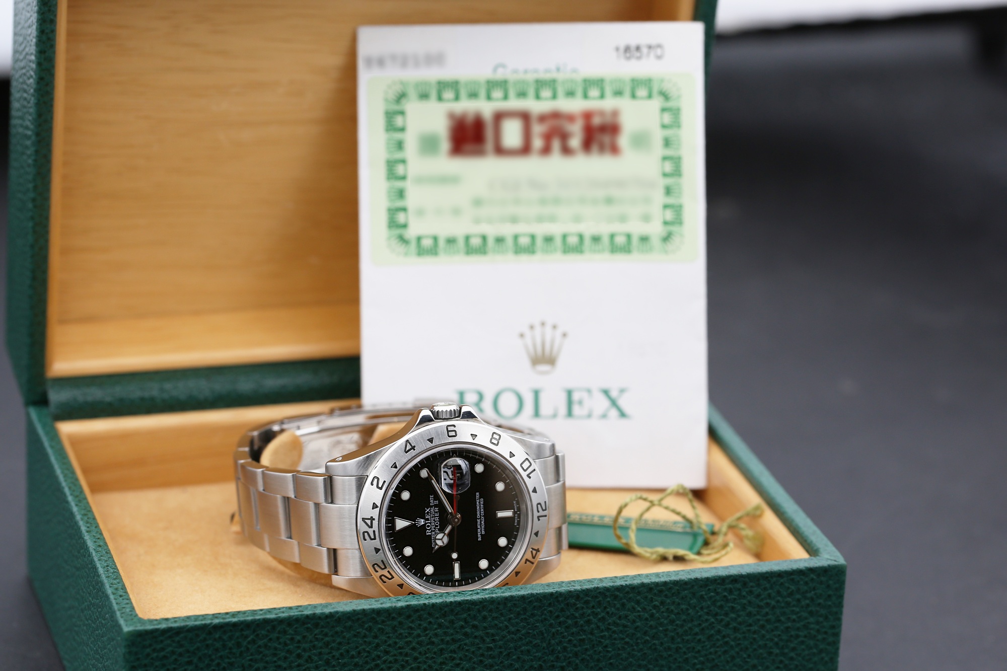 Rolex 16570 Black EXPLORER II 40mm 2002 — view 4