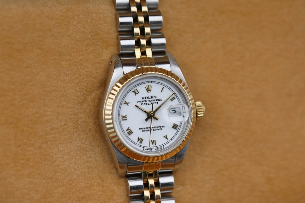 Rolex 69173 White Roman DATEJUST 26mm 1988