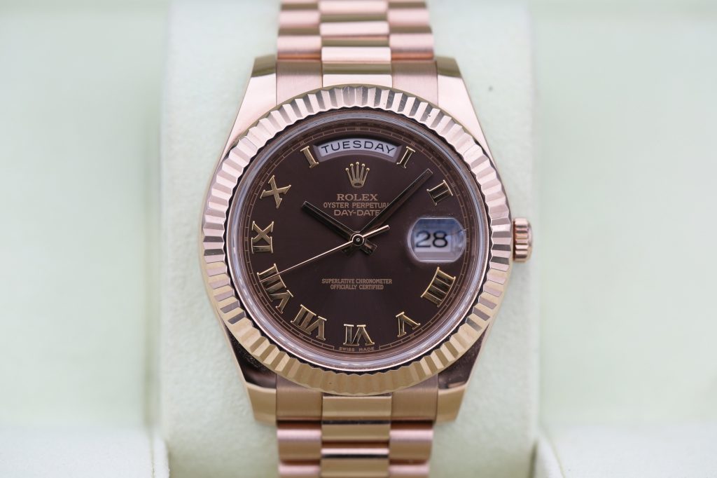 Rolex 218235 Chocolate DAY-DATE II 41mm 2011